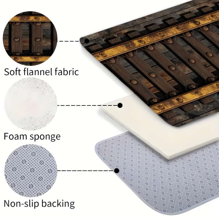 1Pc 17.7x59inch 45x150cm Floor Mat