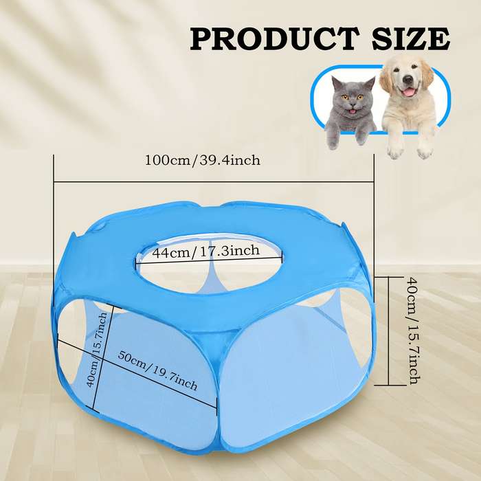 1pc Black (50cm*35cm*40cm) Pet Cage
