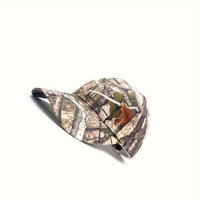 1pc High-Performance Camouflage Baseball Cap for Outdoor Hunting Breathable Extended Brim Polye