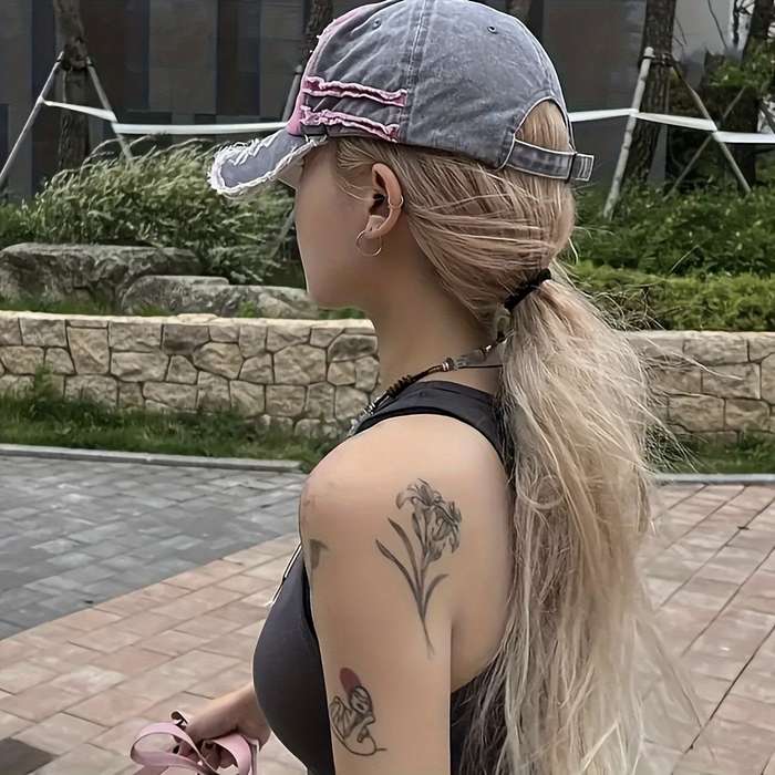 1pc Vintage-Style Baseball Cap With Embroidered Alphabet Lightweight Breathable And Washable Su