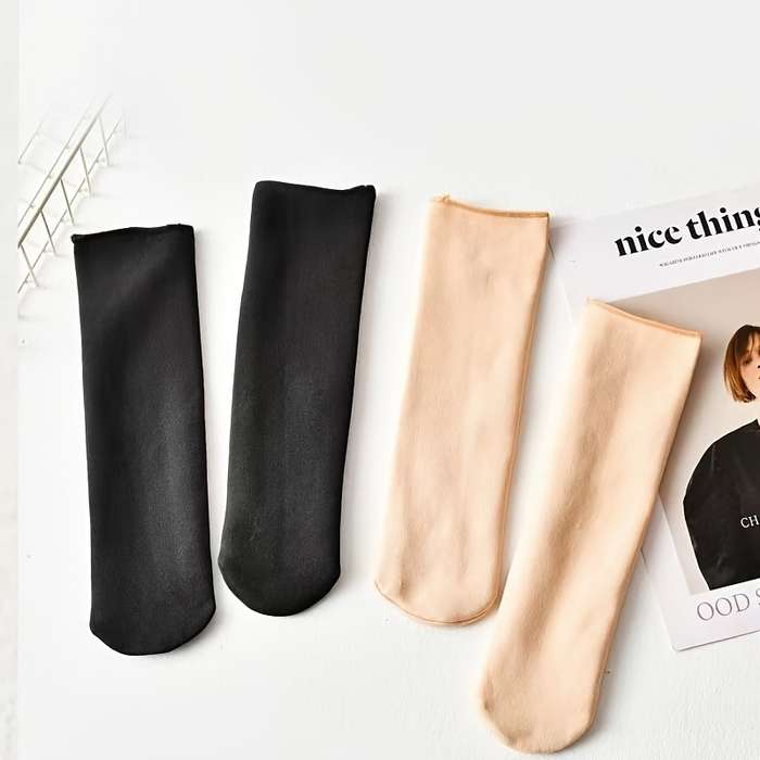 Sock Light Beige 1 Pair  One Size