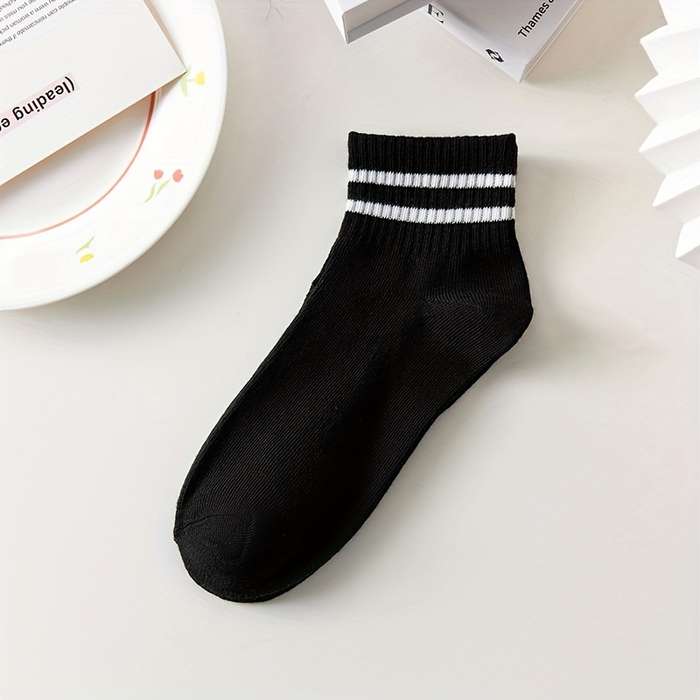 5 Pairs Mixed Color High Elastic Socks