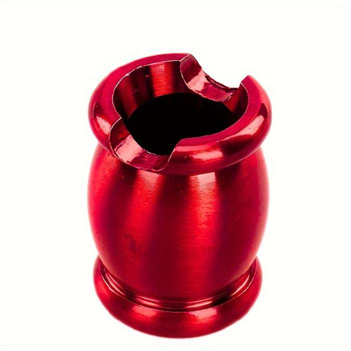1pc Contemporary Metal Ashtray Irregular Shape Aluminum No Electricity Needed Smoke Ashtray