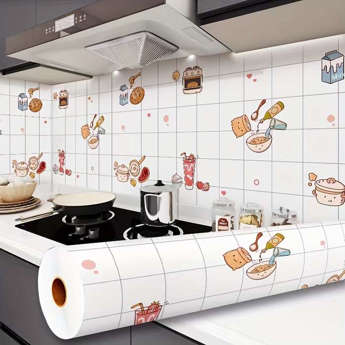 1PC Wall Stickerscartoon bread5 Meterss LongX60 centiMeterss Wide