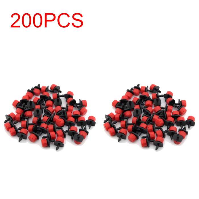 200Pcs Irrigation Drip Head Nozzle Adjustable Water Drop Head