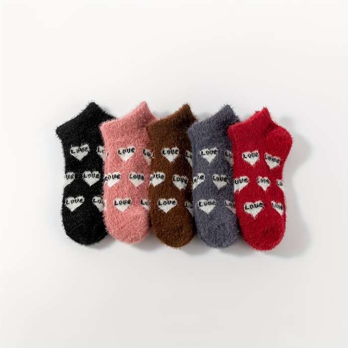 Sock 5 Pairs Of Snowflake Series  One Size
