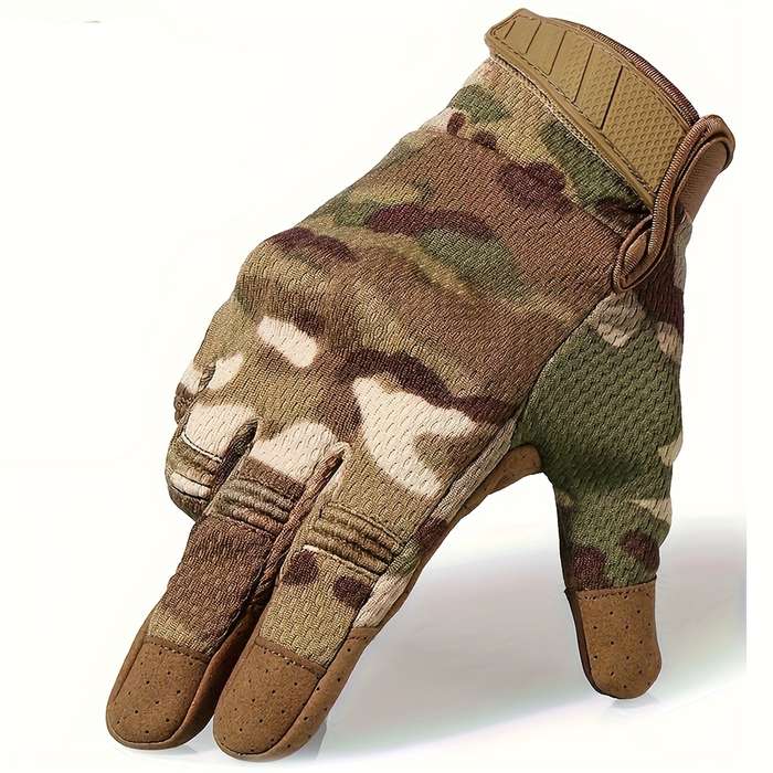1 Pair Khaki Size M Warm Gloves