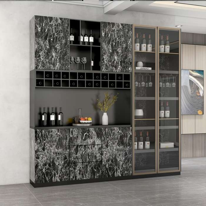 1PC Wall StickersBlack 60X300cm 23.62X118.11in