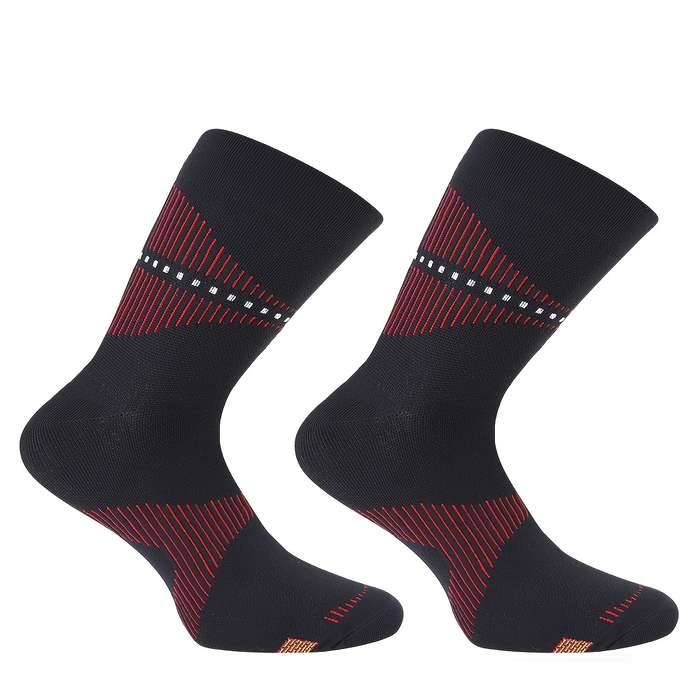 1 Pair Leopard Print Black Green One Size Socks