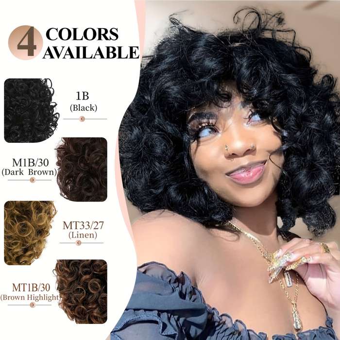 1Pc 1B 25.4cm Fashion Design Wig