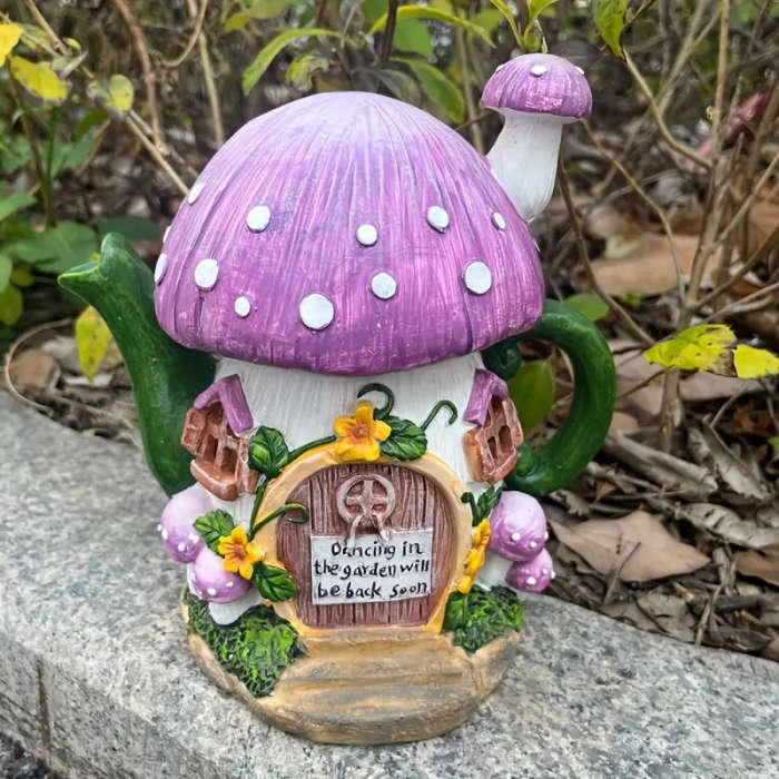 Solar Light Water Bottle Mushroom House
