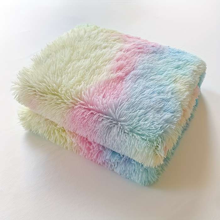 1ps Blanket Color Blue Green size 200x230cm