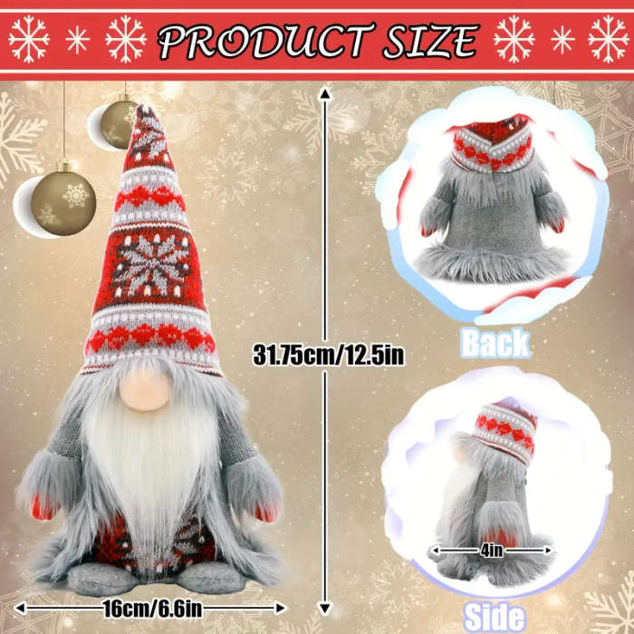 Nordic Style Christmas Dwarf Statue