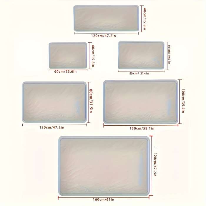 1Pc 15.75x23.62inch 40x60cm Floor Mat