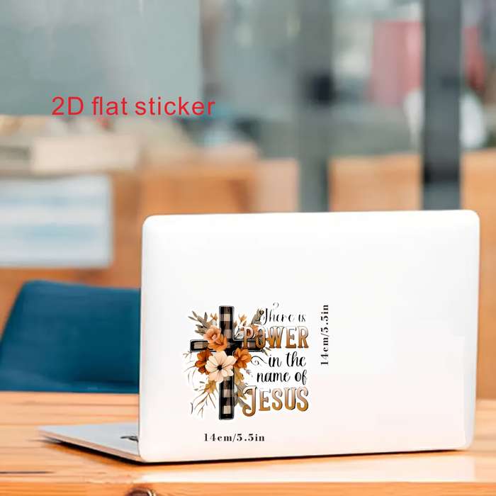 1pc   13.97 cm x 13.97 cm Jesus Christian Themed Stickers