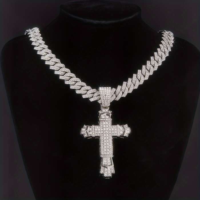 1 Piece Golden Jesus Theme Pendant