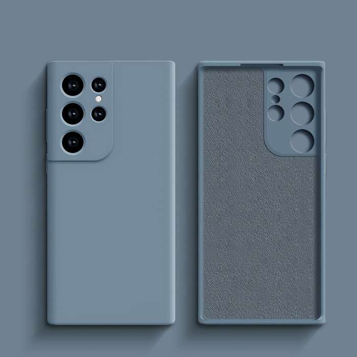 1pc Light Blue For Samsung Galaxy S21 Ultra 5G Phone Cases