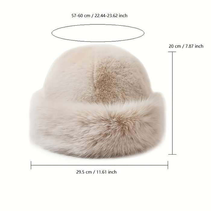 1pc Thickened Warm Windproof Fisherman Hat New Women's Winter Mongolian Coldproof Hat