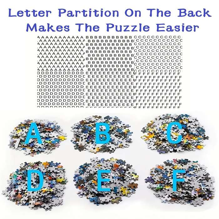 1000 Piece Paper Jigsaw Puzzle For Adults