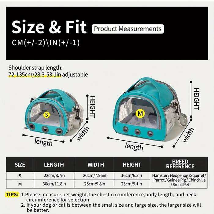 1pc Greensize S Pet Bag
