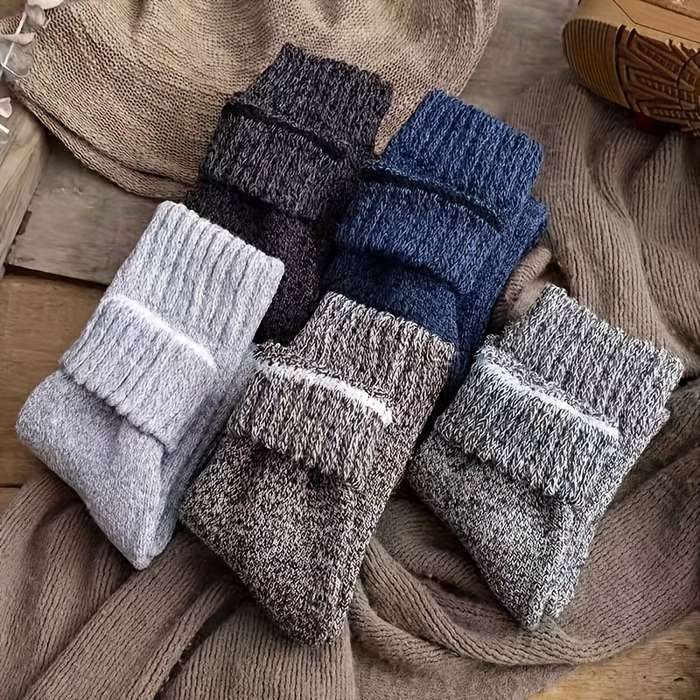 Sock 5Pairs Coffee  One Size