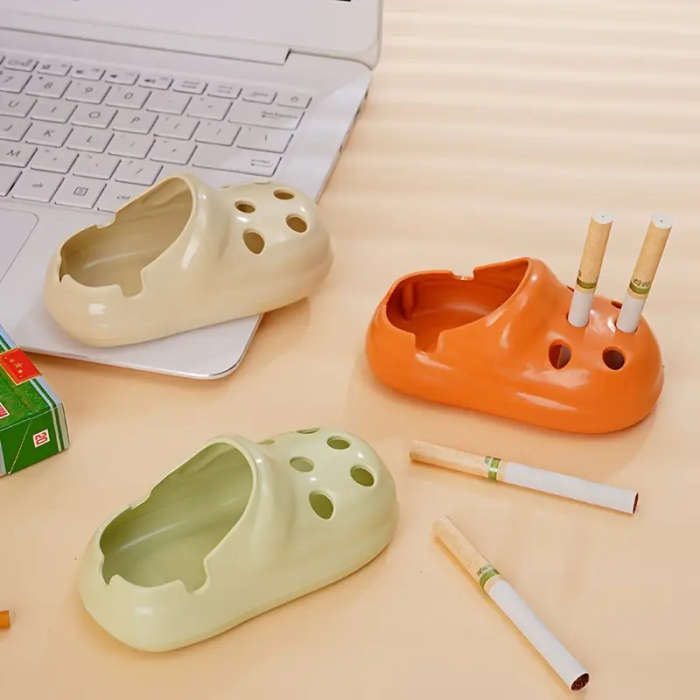 Bohemian-Style Resin Clog Ashtray