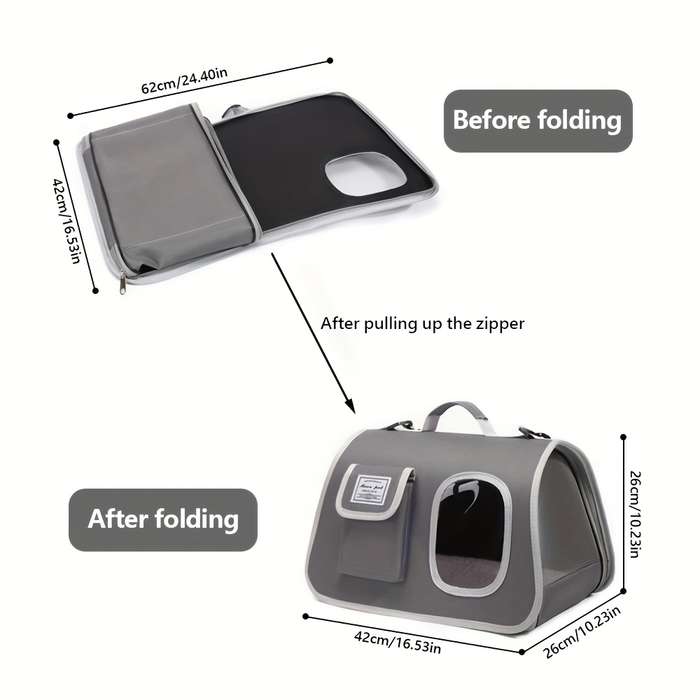 1pc Blue Pet Bag