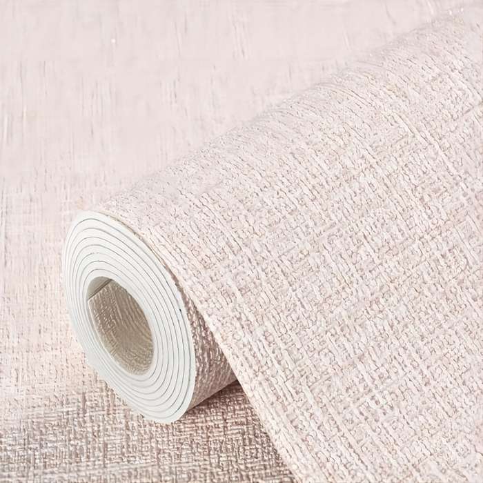 2 Rolls Wall StickersLinen Pattern   Green