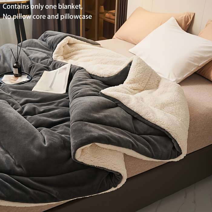 1ps Blanket Color Dark Gray size 180x200cm