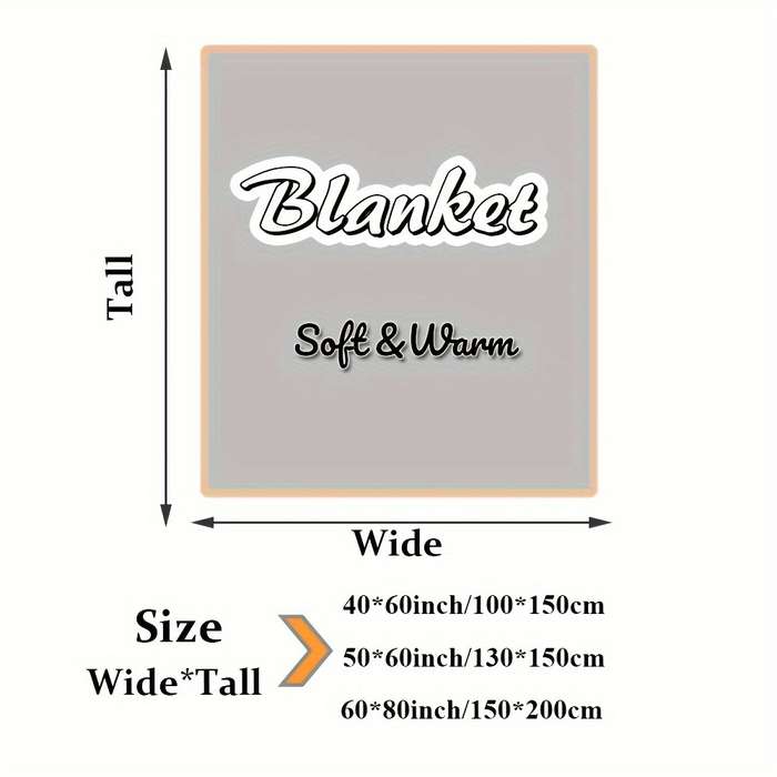 1ps Blanket Size 60X80Inch 150X200Cm