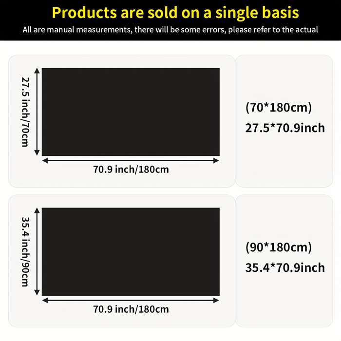 1Pc Coffee Color 35.4x70.9inch 90x180cm Floor Mat