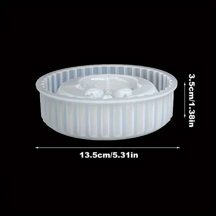 1pc DTOHO 1pc 3D Skull Head Silicone Mold 8.89 cm for Ashtray Jewelry Storage Epoxy Resin Plas