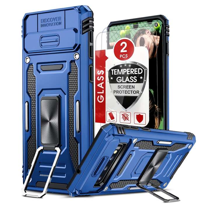 1pc Blue For Samsung Galaxy S10 Phone Cases