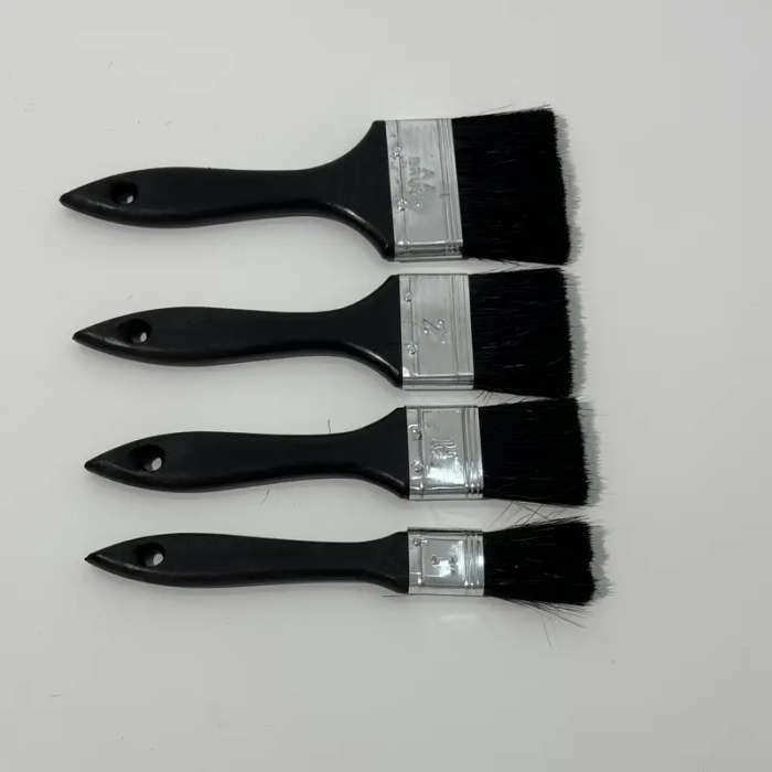 4-Piece Flat Paint Brush Set