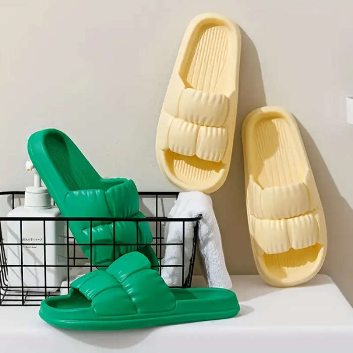 Women's Simple Indoor Slippers Yellow 40-41