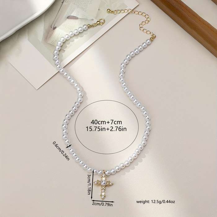 1 Piece White Jesus Theme Pendant