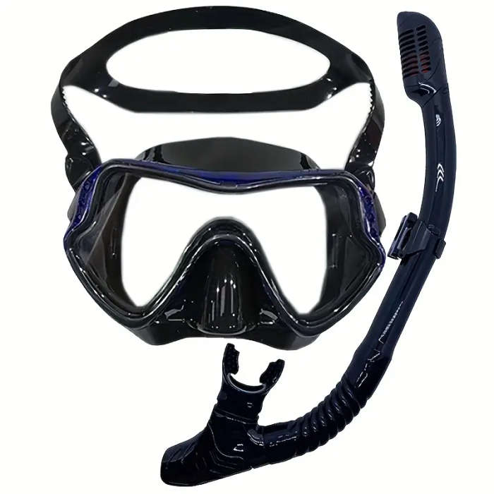 1pc Professional Snorkeling Dive Mask Set Anti-Fog Leak-Proof Dry Adult Snorkeling Goggles
