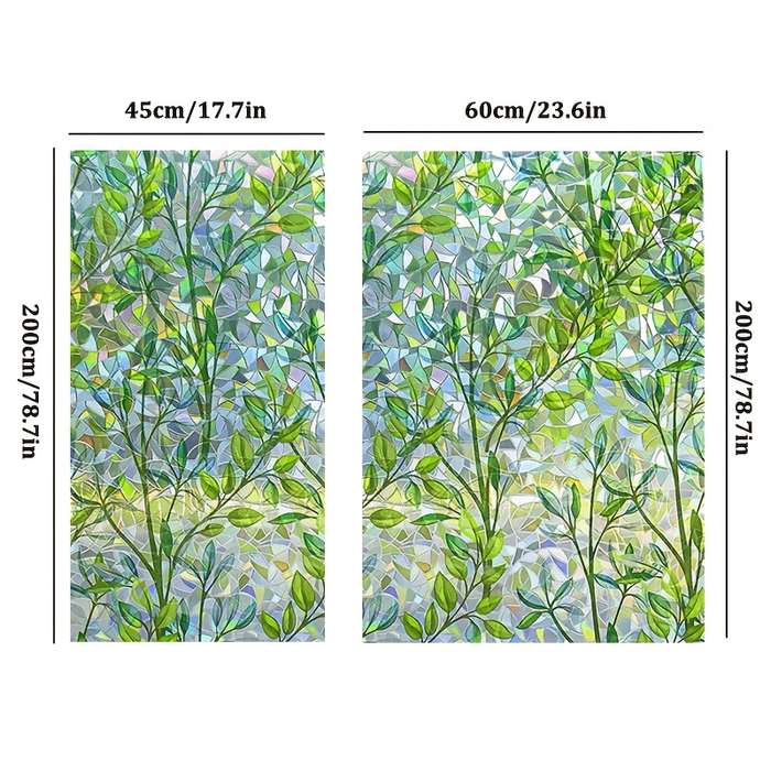 1pc 60x200cm 23.62x78.74in Door Window Sticker