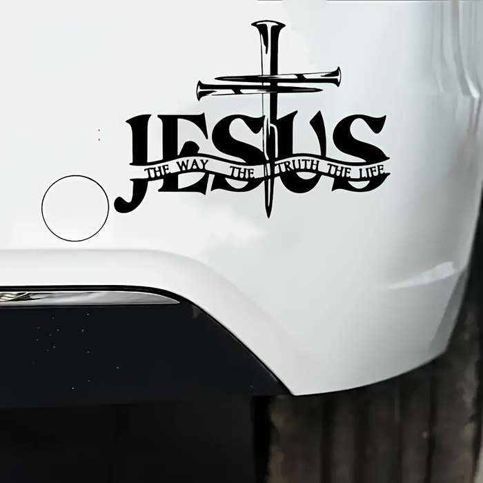 1pc   13.97cmx11.0cm Jesus Christian Themed Stickers