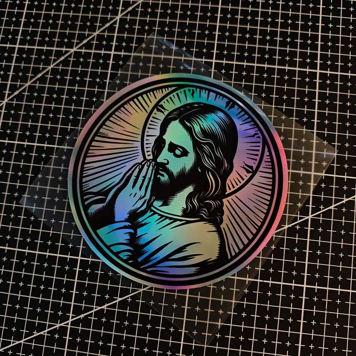 1pc Jesus Christian Themed Stickers
