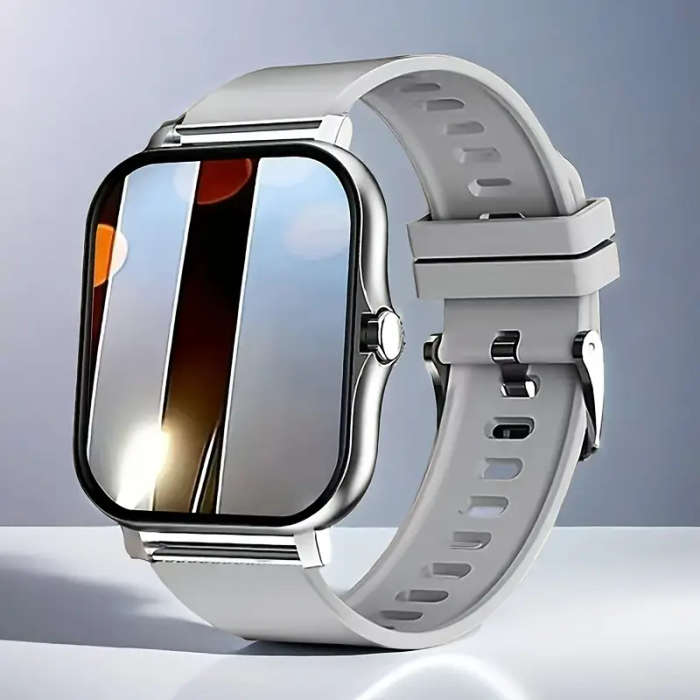 1pc Universal Smartwatch for Men and Women with Wireless Calling and Messaging Pedometer Fitness