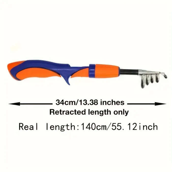 1pc Carbon Fiber Fishing Rod Boat Ice Fly Lure Fishing Rod With Fishing Reel Fishing Tackle