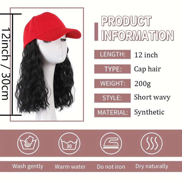 1Pc 2A 60.96cm Fashion Design Wig