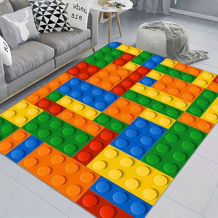 1Pc Polychrome 120cmx160cm 47.24x62.3inch Floor Mat