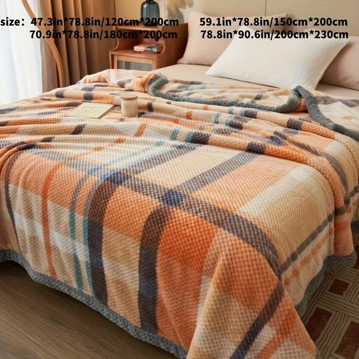 1ps Blanket Color Large Square Gray size 150.11cmx200.15cm