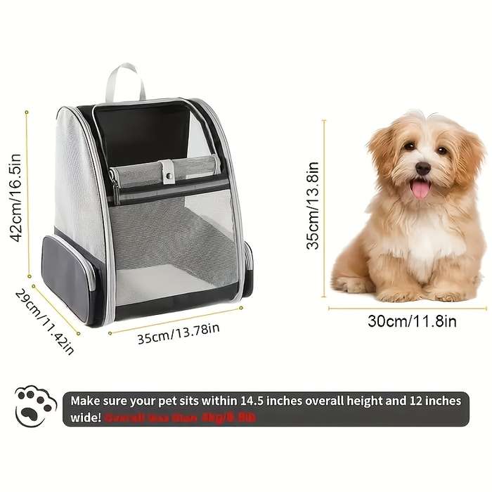 1pc Black Pet Bag