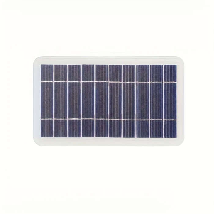 1pc Portable USB Solar Panel Charger Compact Multi-Function Outdoor Power Bank with LED Indicator Li