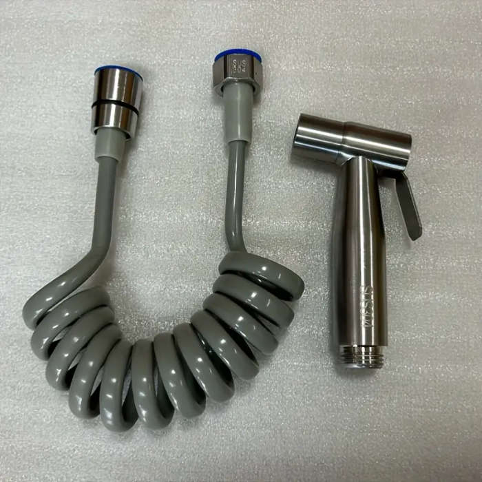 Handheld Bidet Sprayer Set for Toilet and Bathroom Stainless Steel Metal Bidet Spray Gun