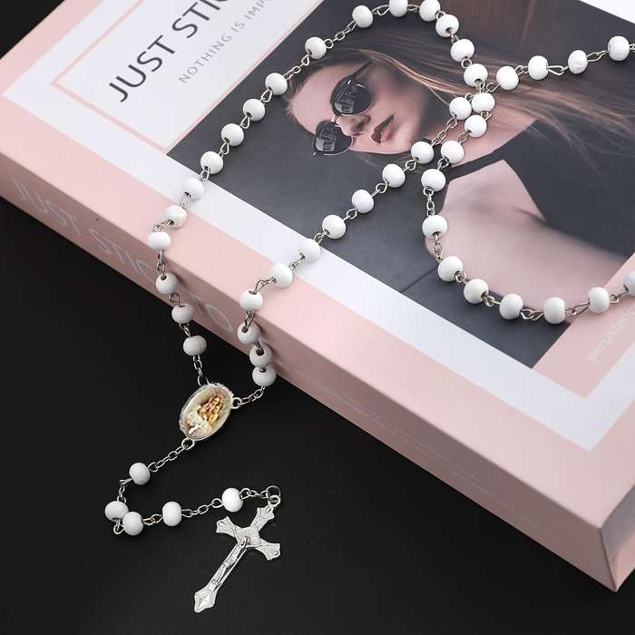 1 Piece Silvery White 12 Sets Jesus Theme Pendant