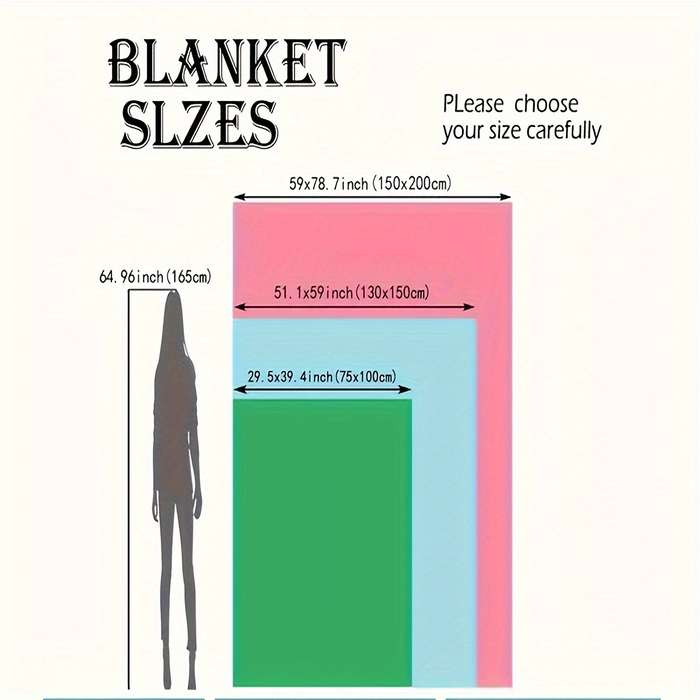 1ps Blanket Model Tm 098 size 75x100cm 29.52x39.37''